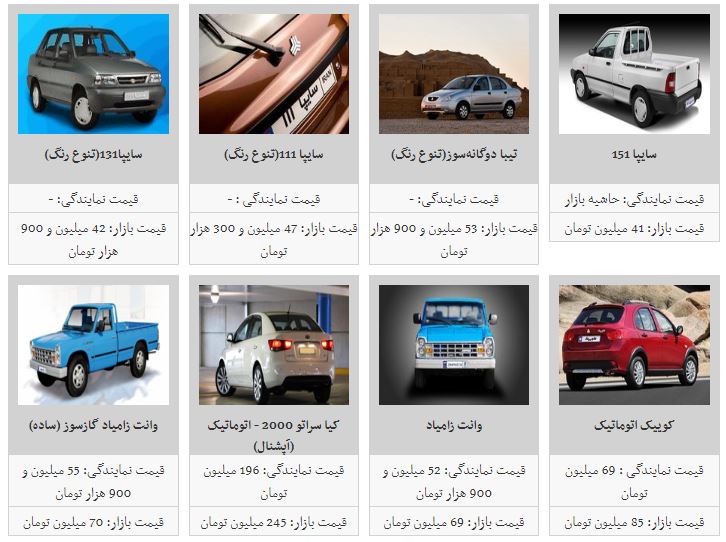 نرخ جدید خودرو در بازار تهران - 19
