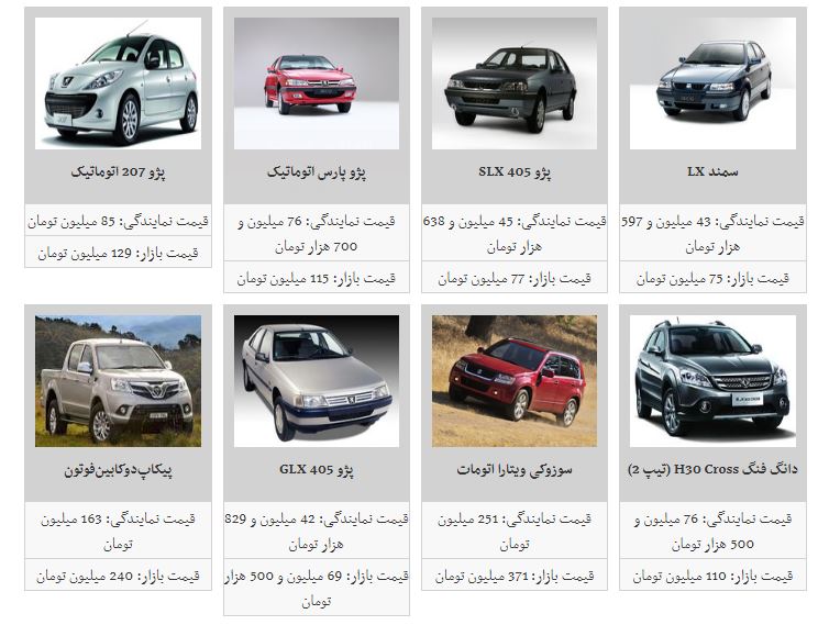 نرخ جدید خودرو در بازار تهران - 5