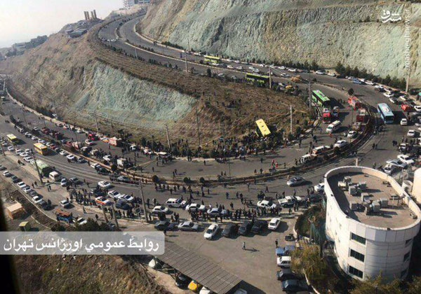 عکس هوایی از محل واژگونی اتوبوس دانشجویان - 2