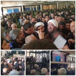 امام جمعه جدید تهران در بین نمازگزاران