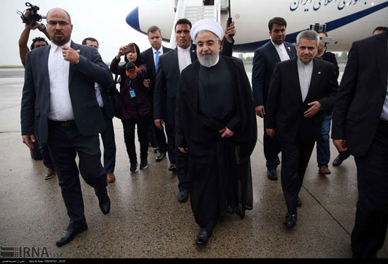 ورود روحانی به نیویورک - 7