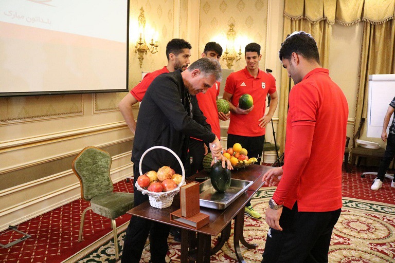 "هندوانه بری" کیروش در شب یلدا +عکس - 8