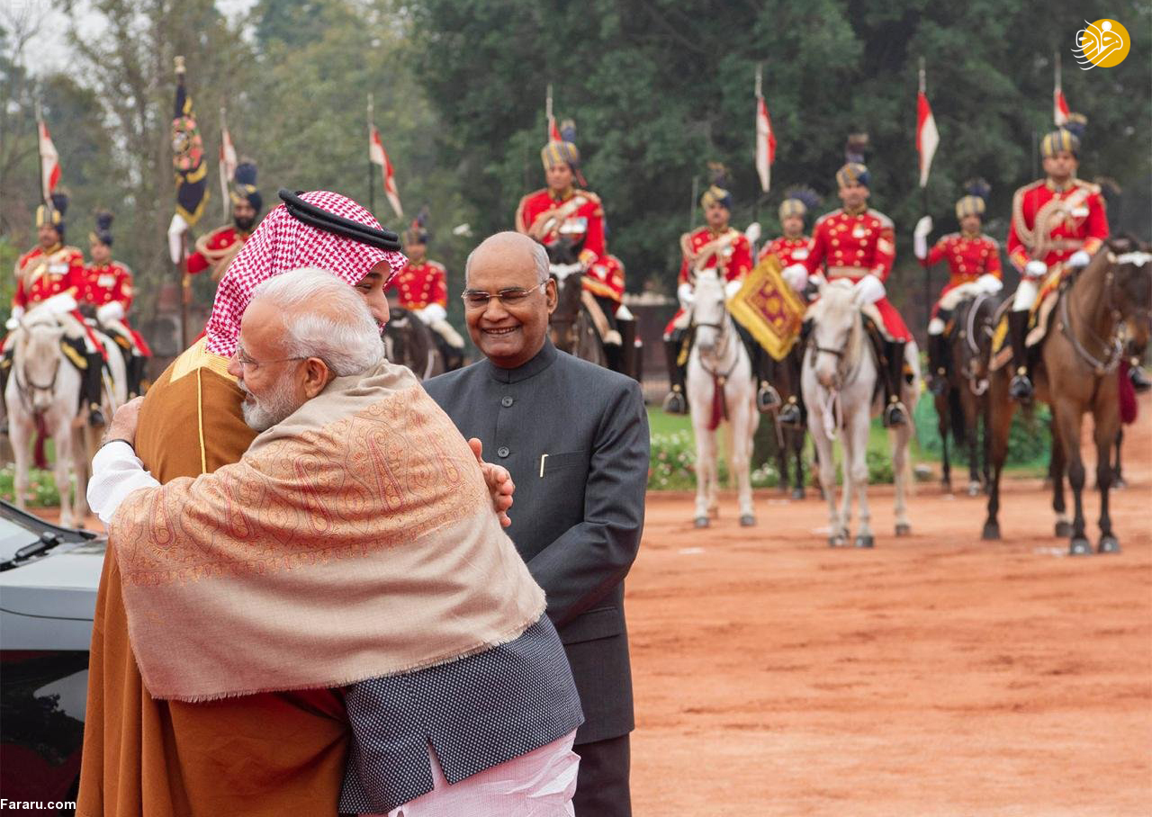 (تصاویر) استقبال خلاف عرف نخستوزیر هند از بنسلمان - 18