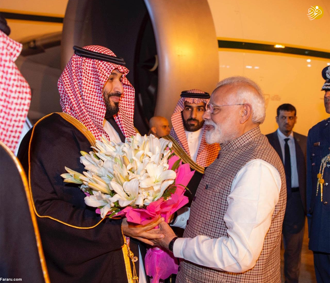 (تصاویر) استقبال خلاف عرف نخستوزیر هند از بنسلمان - 12