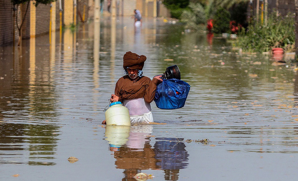 (تصاویر) سیل در خانههای روستای «سید عباس» شوش - 1
