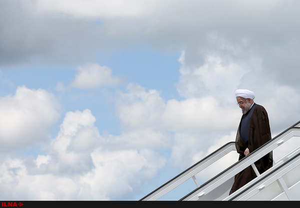 روحانی وارد استان گلستان شد - 1
