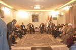 دیدار صمیمانه ظریف با رهبران فراکسیون سازندگی عراق