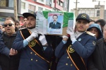 پیکر سرتیم گارد امنیت هواپیمای ۷۰۷ در ساوجبلاغ تشییع شد