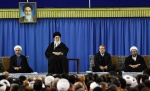 دیدار مسئولان نظام و میهمانان کنفرانس وحدت اسلامی با رهبر انقلاب