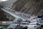 ترافیک سنگین در محورهای چالوس و هراز