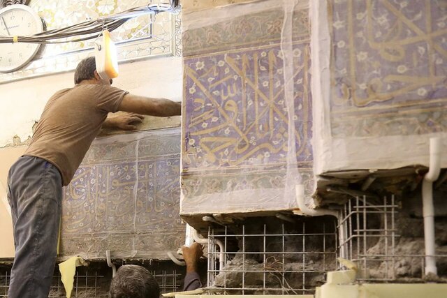 حرم امامین جوادین (ع) در کاظمین رطوبتزدایی شد + عکس - 11