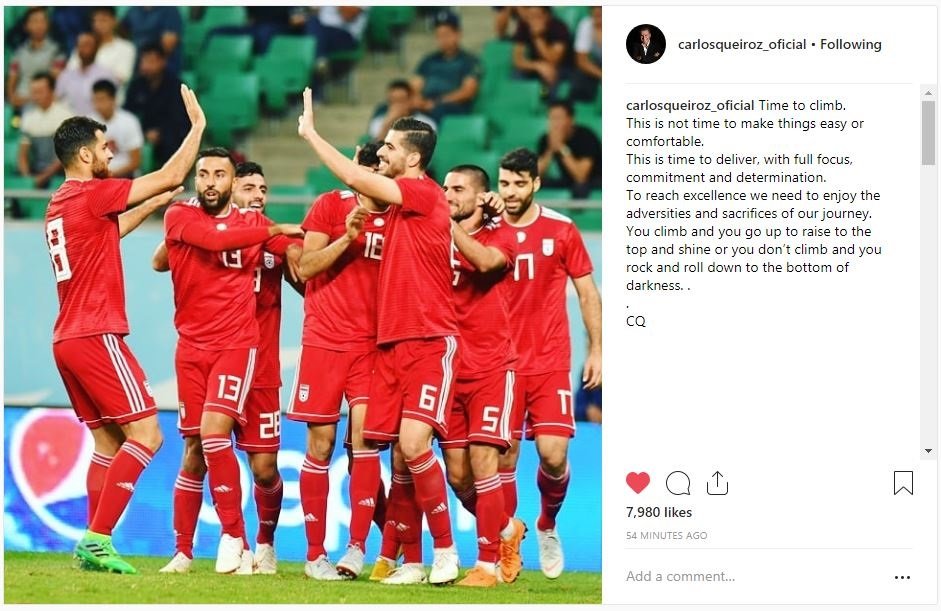 پیام شبانه کیروش: زمان صعود و رستگاری است! - 3