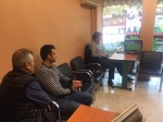 تماشای دیدار تیمهای پرسپولیس ایران - کاشیما ژاپن در محل کار +عکس