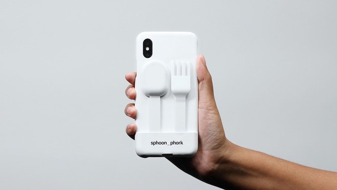 قاشق و چنگال مخصوص معتادان به موبایل / عکس - 7