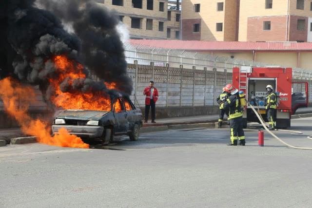 مانور رزمایش شهری پدافند غیر عامل در رشت برگزار شد - 13