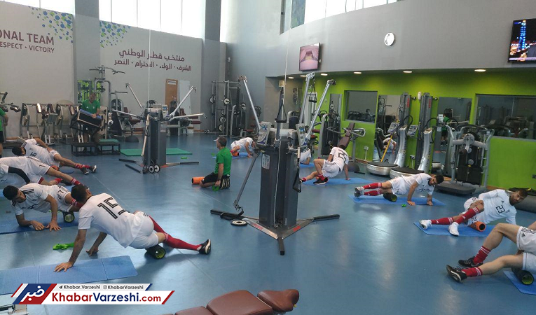 عکس| تمرین شاگردان کیروش در سالن وزنه - 4