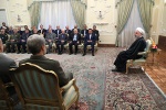 عکس/ دیدار نوروزی جمعی از وزرا با روحانی