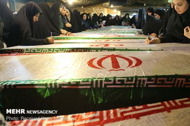 استقبال از پیکر ۱۱۵ شهید دفاع مقدس در معراج شهدای اهواز - 12