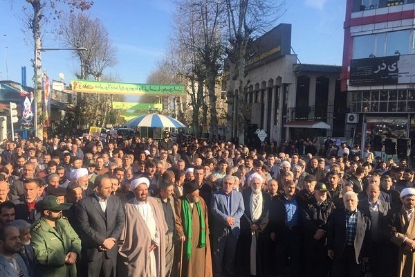 حضور گسترده گیلانیان در سالروز حماسه ۹ دی ماه سال ۸۸ - 4