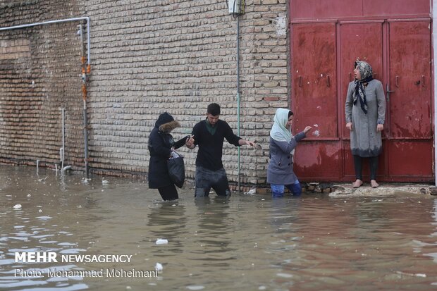 شدت گرفتن سیلاب در روستاهای استان گلستان - 39