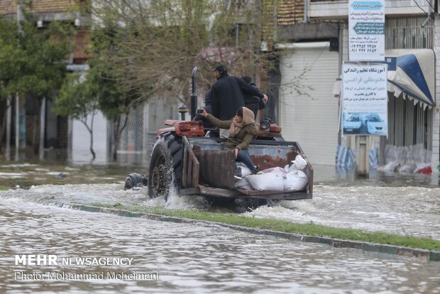 شدت گرفتن سیلاب در روستاهای استان گلستان - 47