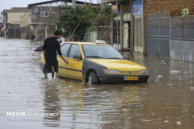 شدت گرفتن سیلاب در روستاهای استان گلستان - 55