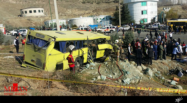 مرگ ۷ دانشجو در پی واژگونی اتوبوس دانشگاه آزاد + فیلم - 5