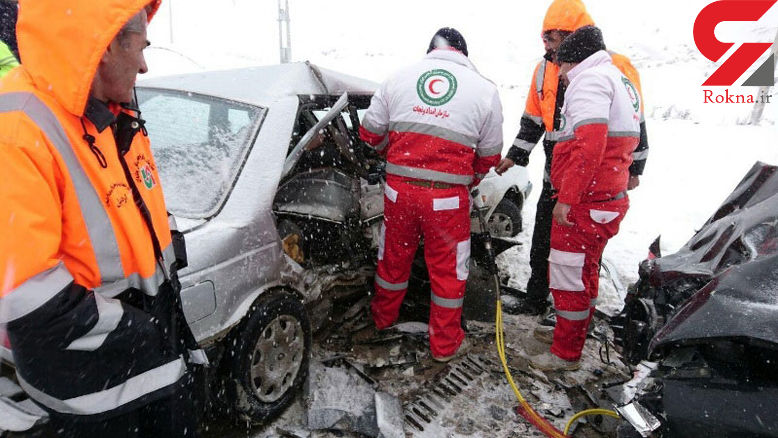 ۱۸۴ مسافر زمستانی متاثر از حوادث به مراکز درمانی منتقل شدند - 1