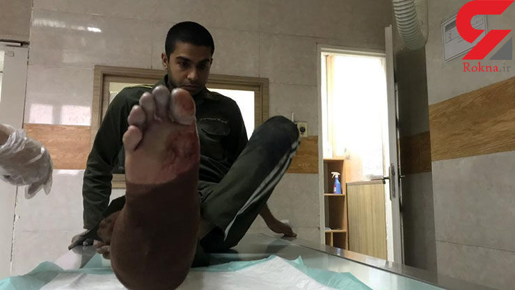 اولین مصدوم پلیس تهران در چهارشنبه سوری / با نارنجک به او حمله کردند + فیلم و عکس - 1