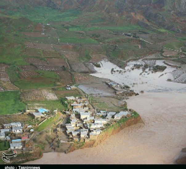 تصاویر هوایی از روستاهای سیلزده پلدختر - 4