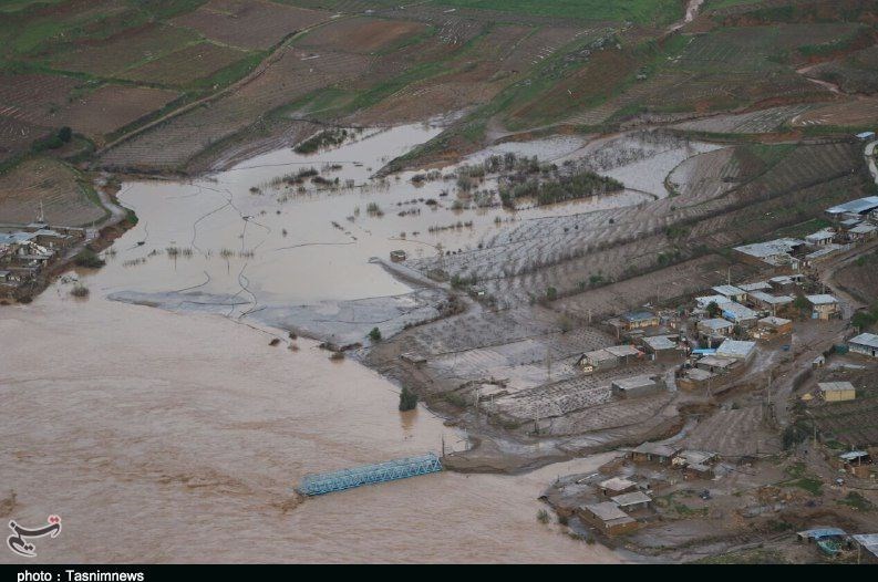 تصاویر هوایی از روستاهای سیلزده پلدختر - 7